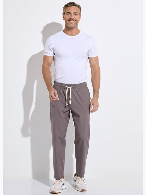 Pantalon sportswear en maille, élastiqué - AFIBEL - Kiabi Pantalon sportswear en maille, élastiqué - AFIBEL - Kiabi