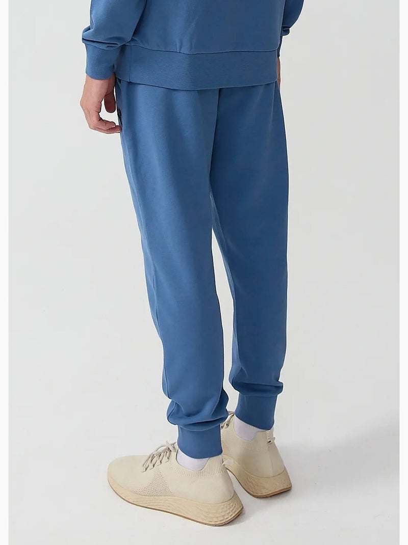 Pantalon sportswear en molleton - AFIBEL Indigo - Kiabi