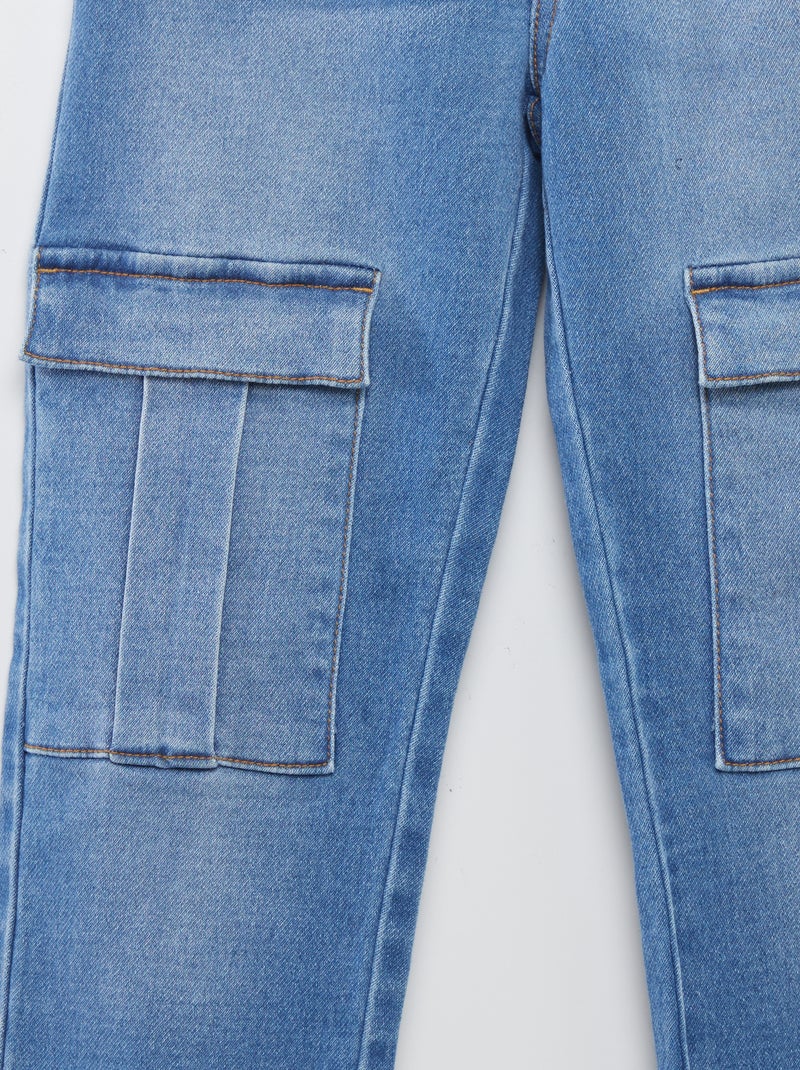 Pantalon straight - So Easy Bleu - Kiabi