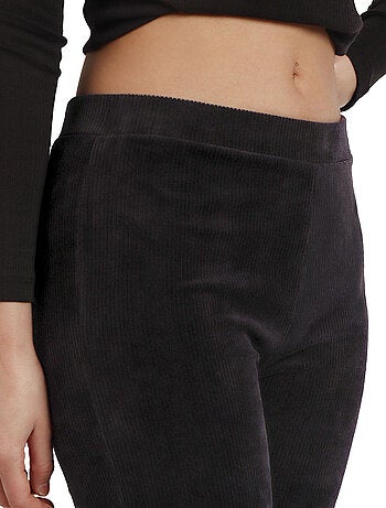 Pantalon stretch évasé velours côtelé Corduroy