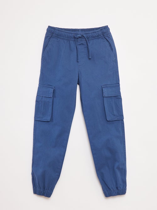Pantalon stretch multipoches - Kiabi