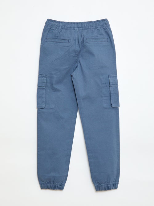 Pantalon stretch multipoches - Kiabi