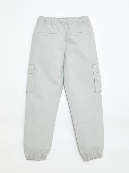 Pantalon stretch multipoches - Kiabi