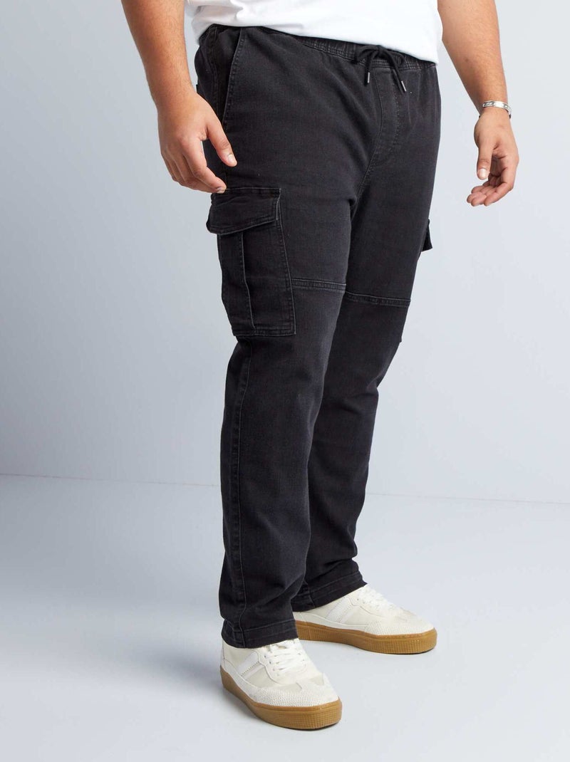 Pantalon stretch Noir - Kiabi