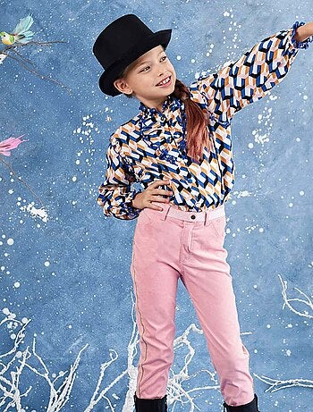 Pantalon Stretch Velours JUMP - 'LA FAUTE A VOLTAIRE'