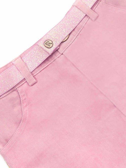 Pantalon Stretch Velours     JUMP - 'LA FAUTE A VOLTAIRE' - Kiabi