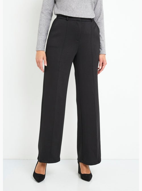 Pantalon structuré de ville maille milano unie - Afibel - Kiabi Pantalon structuré de ville maille milano unie - Afibel - Kiabi