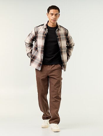 Pantalon style carpenter en denim