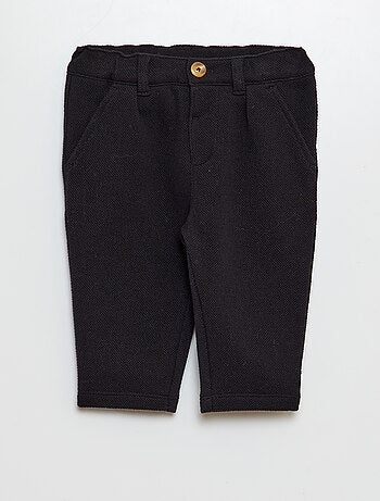 Pantalon style chino en maille