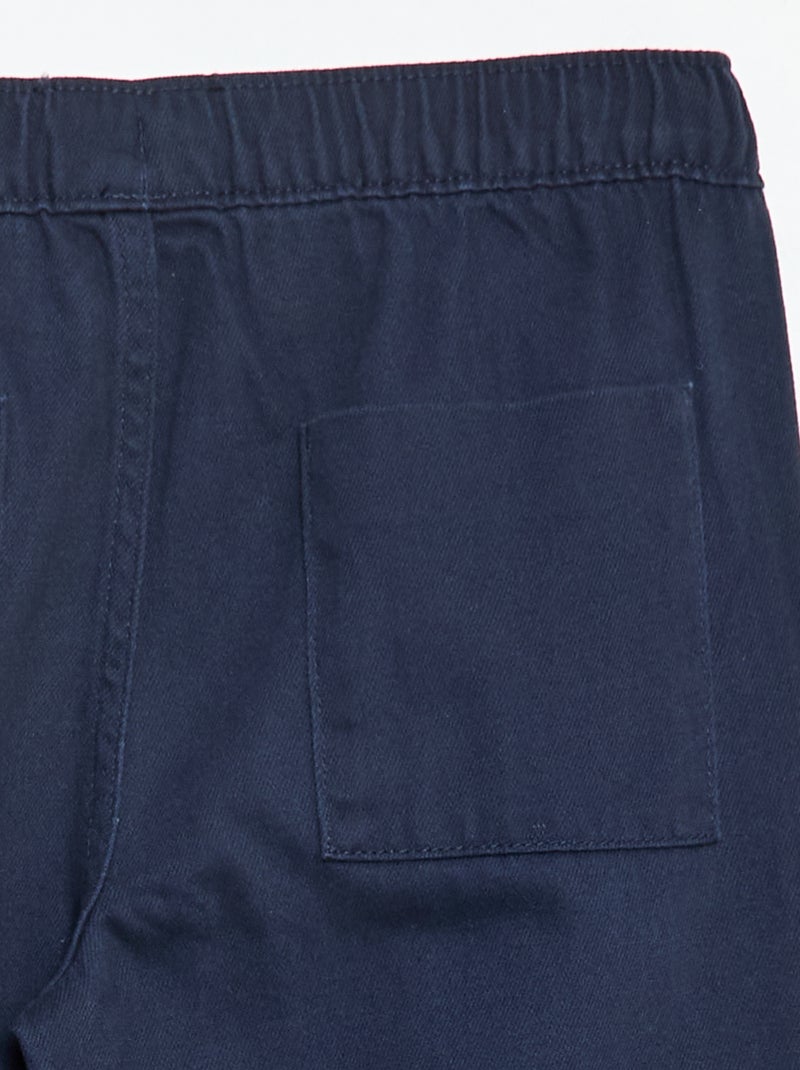Pantalon style jogger Bleu marine - Kiabi