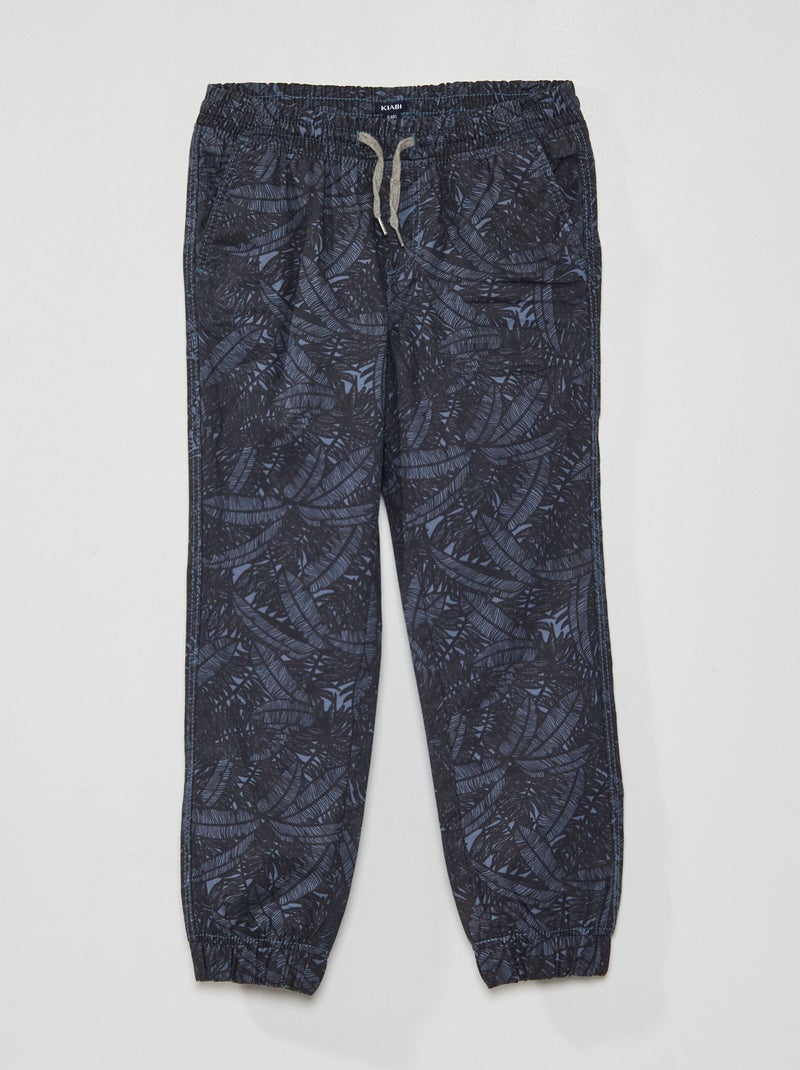 Pantalon style jogging Bleu - Kiabi