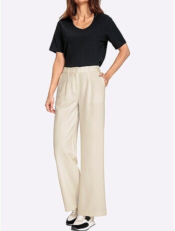 Pantalon Style Marlène Ample - Taille Courte - Witt