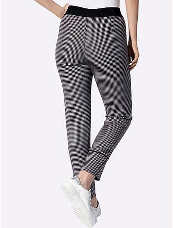 Pantalon superbe motif jacquard - taille standard - helline