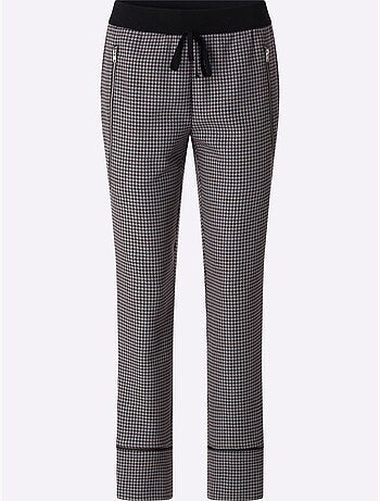 Pantalon superbe motif jacquard - taille standard - helline