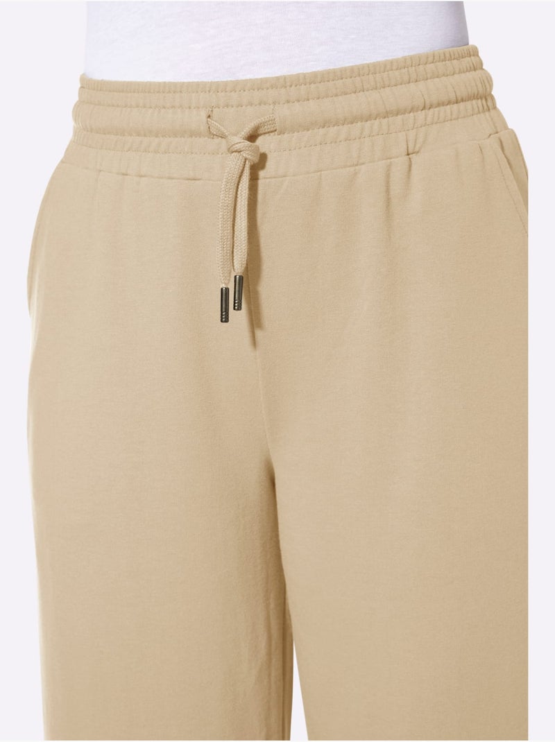 Pantalon Sweat 50% Coton - Taille Standard - Witt Beige - Kiabi