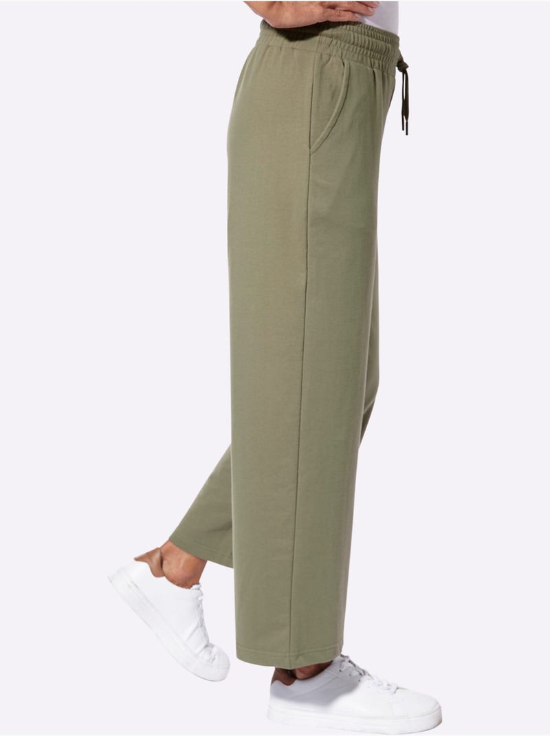 Pantalon Sweat 50% Coton - Taille Standard - Witt Kaki - Kiabi
