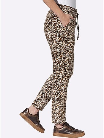 Pantalon sweat matière sweat - taille courte - moda vilona
