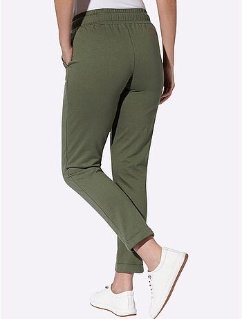 Pantalon sweat qualité sweatshirt agréable - taille courte - moda vilona