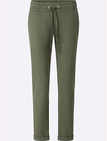 Pantalon sweat qualité sweatshirt agréable - taille courte - moda vilona