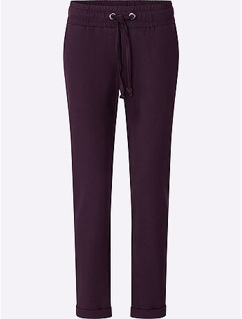 Pantalon sweat qualité sweatshirt agréable - taille courte - moda vilona