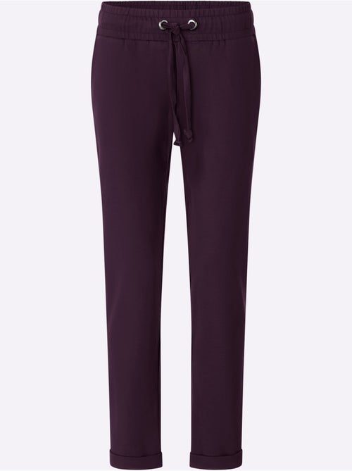 Pantalon sweat qualité sweatshirt agréable - taille courte - moda vilona - Kiabi