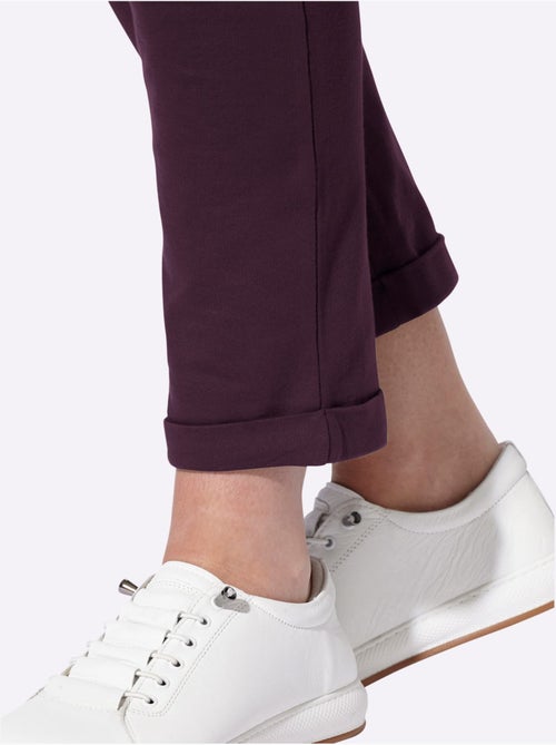 Pantalon sweat qualité sweatshirt agréable - taille courte - moda vilona - Kiabi