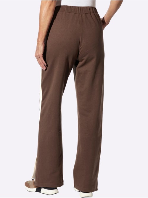 Pantalon Sweat Rayures Galon Tendance - Taille Courte - Moda Vilona - Kiabi Pantalon Sweat Rayures Galon Tendance - Taille Courte - Moda Vilona - Kiabi