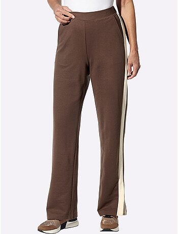 Pantalon Sweat Rayures Galon Tendance - Taille Standard - Moda Vilona