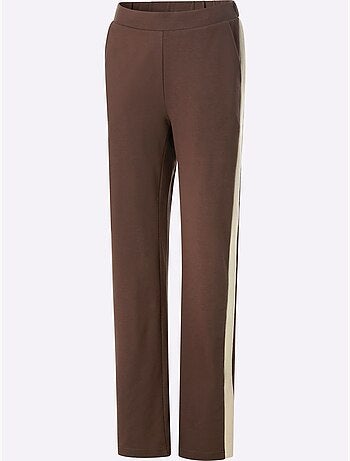 Pantalon Sweat Rayures Galon Tendance - Taille Standard - Moda Vilona