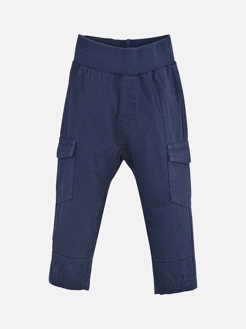 PANTALON + T-SHIRT BEBE MARINE/ROUGE - Kiabi