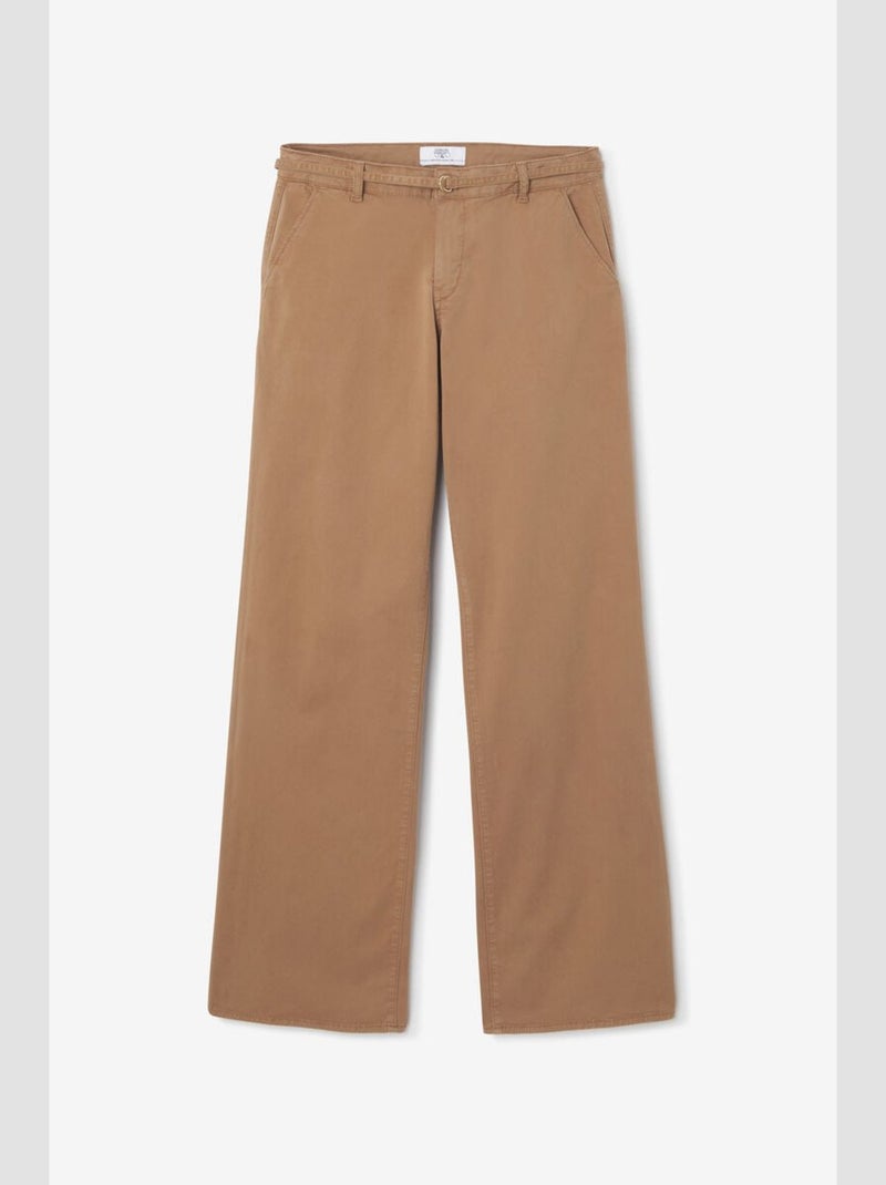 Pantalon TAHIS flare 'Le Temps Des Cerises' Beige - Kiabi