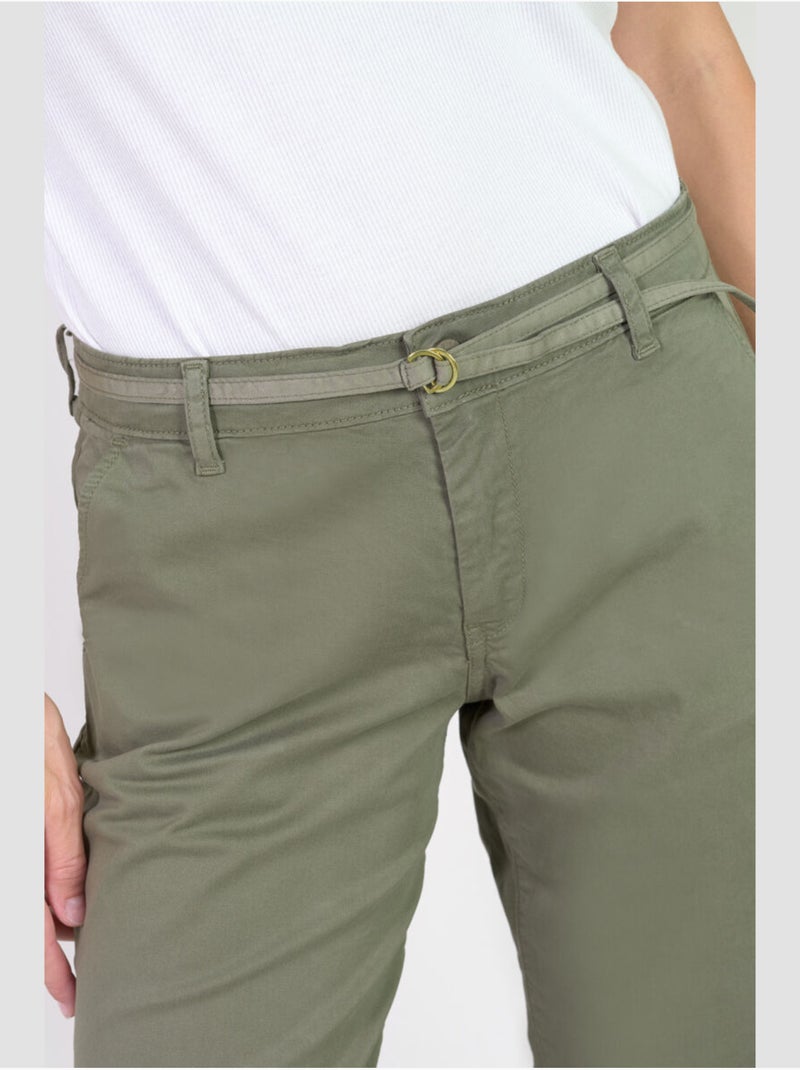 Pantalon TAHIS flare 'Le Temps Des Cerises' Kaki - Kiabi