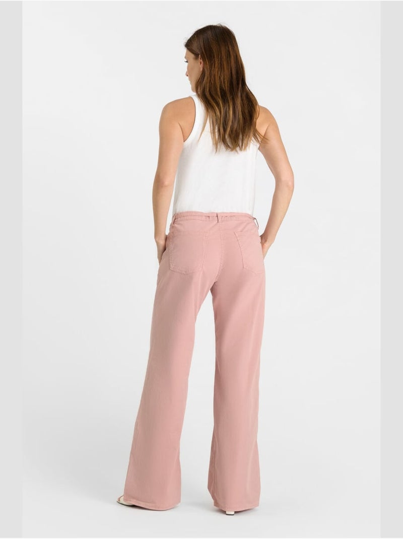 Pantalon TAHIS flare 'Le Temps Des Cerises' Rose - Kiabi