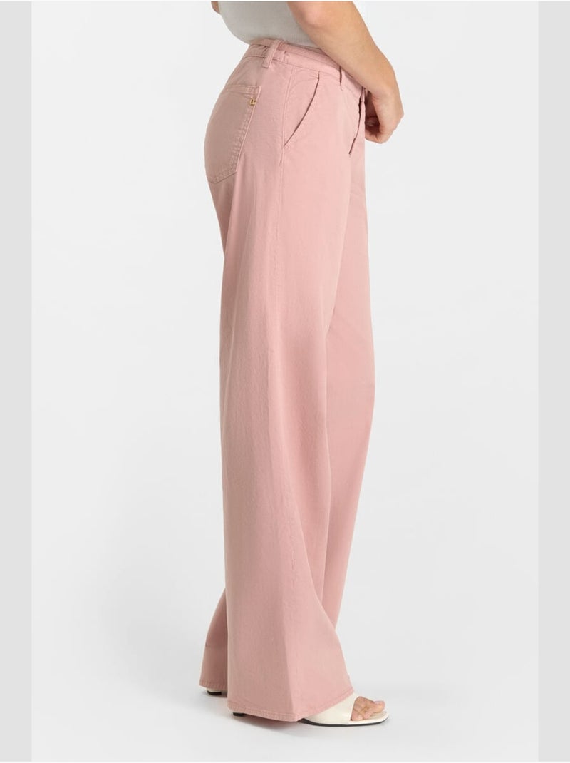 Pantalon TAHIS flare 'Le Temps Des Cerises' Rose - Kiabi