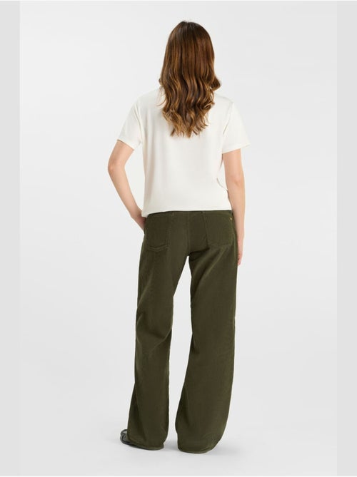 Pantalon TAHIS flare 'Le Temps Des Cerises' - Kiabi
