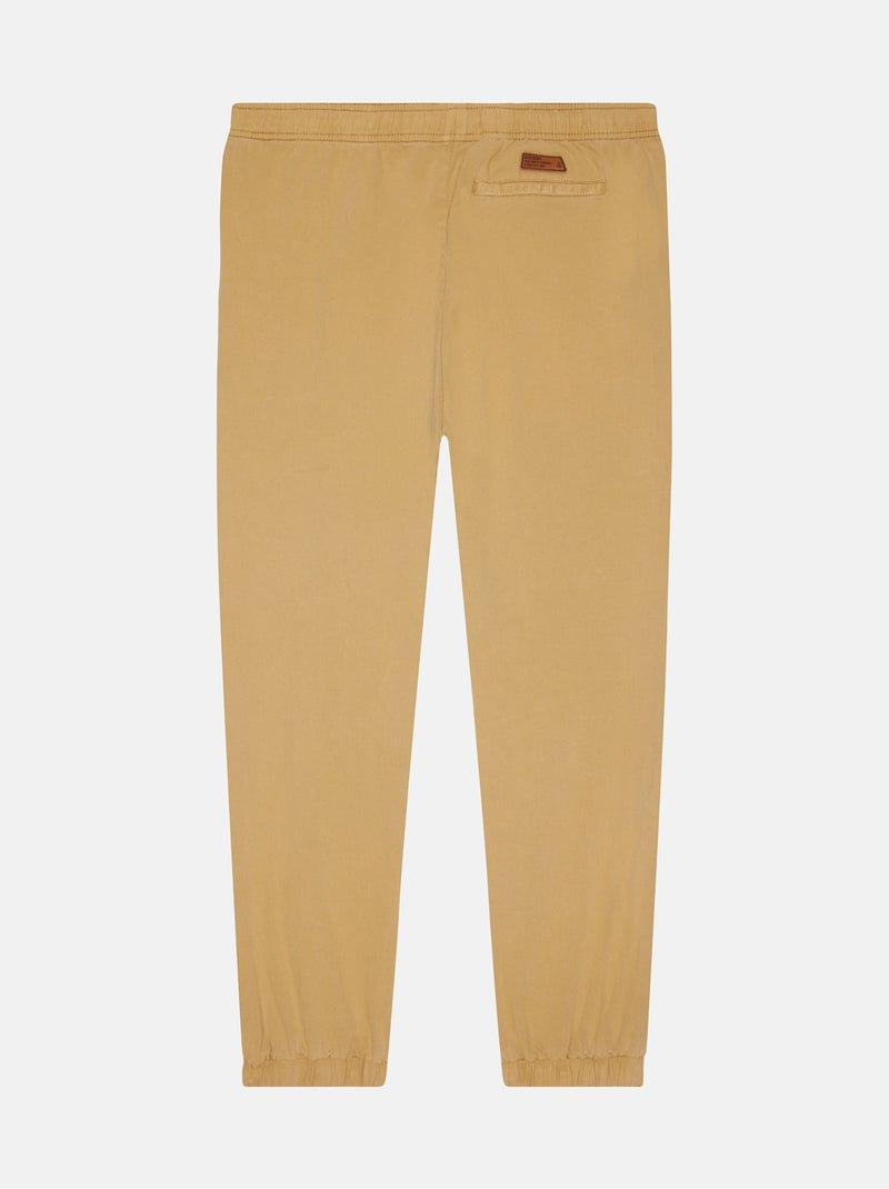 Pantalon taille élastique - Redskins Marron - Kiabi