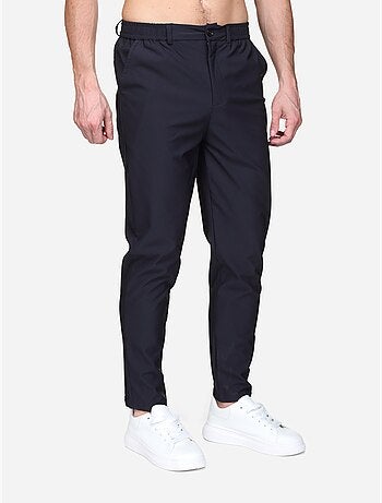 Pantalon taille elastique à bouton - Frilivin