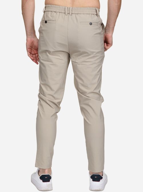Pantalon taille elastique à bouton - Frilivin - Kiabi