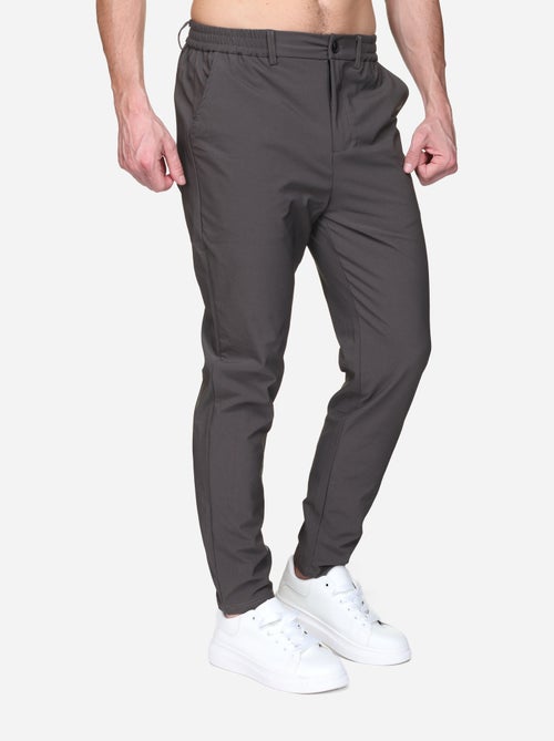 Pantalon taille elastique à bouton - Frilivin - Kiabi