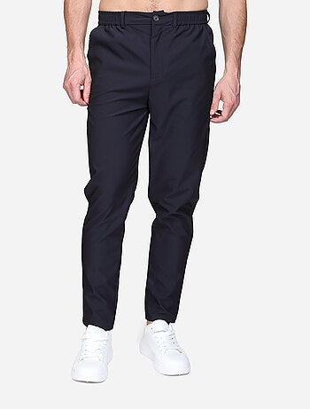 Pantalon taille elastique à bouton