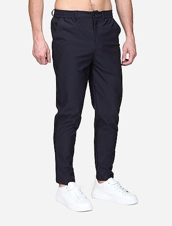 Pantalon taille elastique à bouton