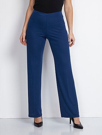 Pantalon taille élastiquée fluide évasé - Afibel