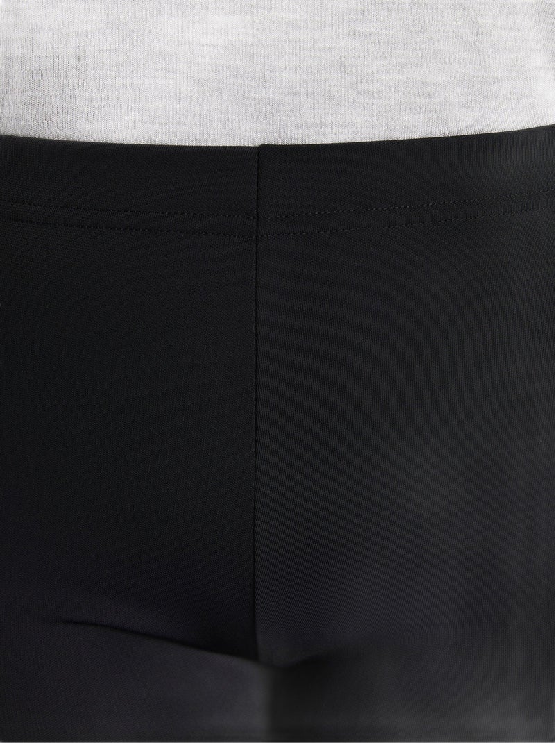 Pantalon taille élastiquée fluide évasé - Afibel Bleu marine - Kiabi