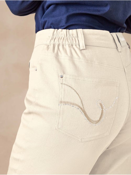 Pantalon taille haute 5 poches - DAXON - Kiabi