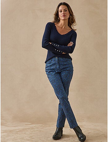 Pantalon taille haute 5 poches - DAXON