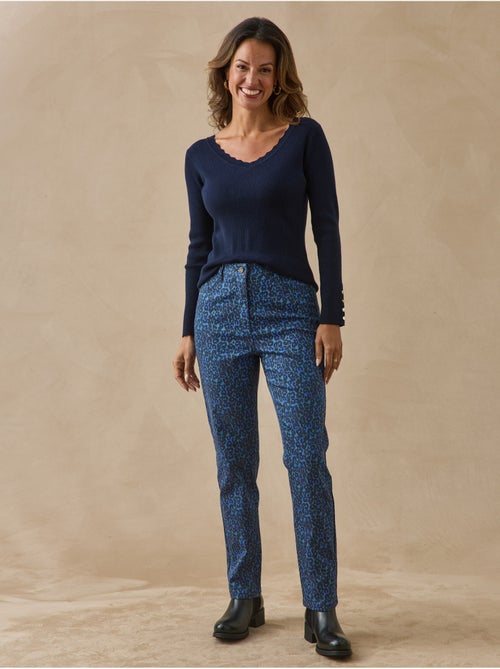 Pantalon taille haute 5 poches - daxon - Kiabi Pantalon taille haute 5 poches - daxon - Kiabi