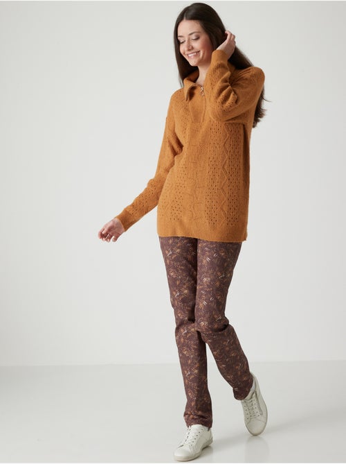 Pantalon taille haute 5 poches - DAXON - Kiabi