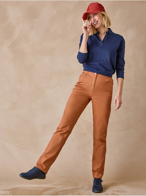 Pantalon taille haute 5 poches - DAXON - Kiabi