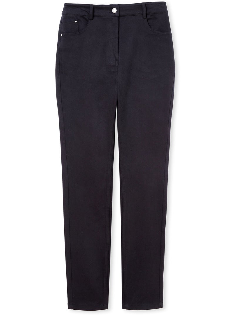 Pantalon taille haute 5 poches - DAXON Noir Noir - Kiabi