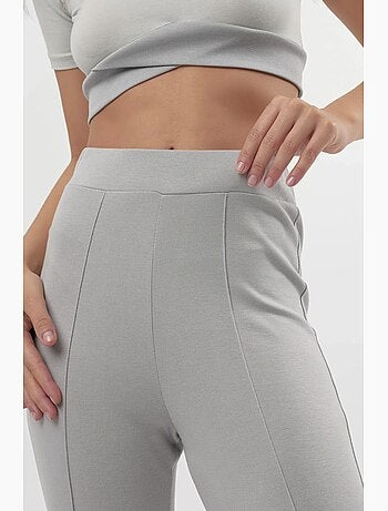 Pantalon taille haute à jambes évasées hiccup